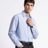 LINE SHIRT LIGHT BLUE - Benevierre