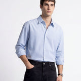 LINE SHIRT LIGHT BLUE - Benevierre