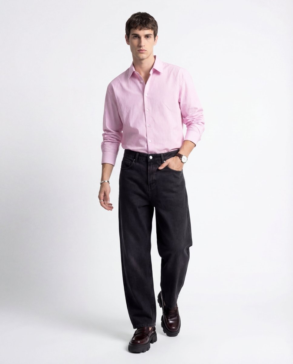 LINE SHIRT PINK - Benevierre