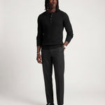 LONG CRAFTED TEE BLACK - Benevierre