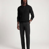 LONG CRAFTED TEE BLACK - Benevierre