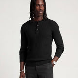 LONG CRAFTED TEE BLACK - Benevierre