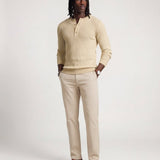 LONG CRAFTED TEE SAND - Benevierre