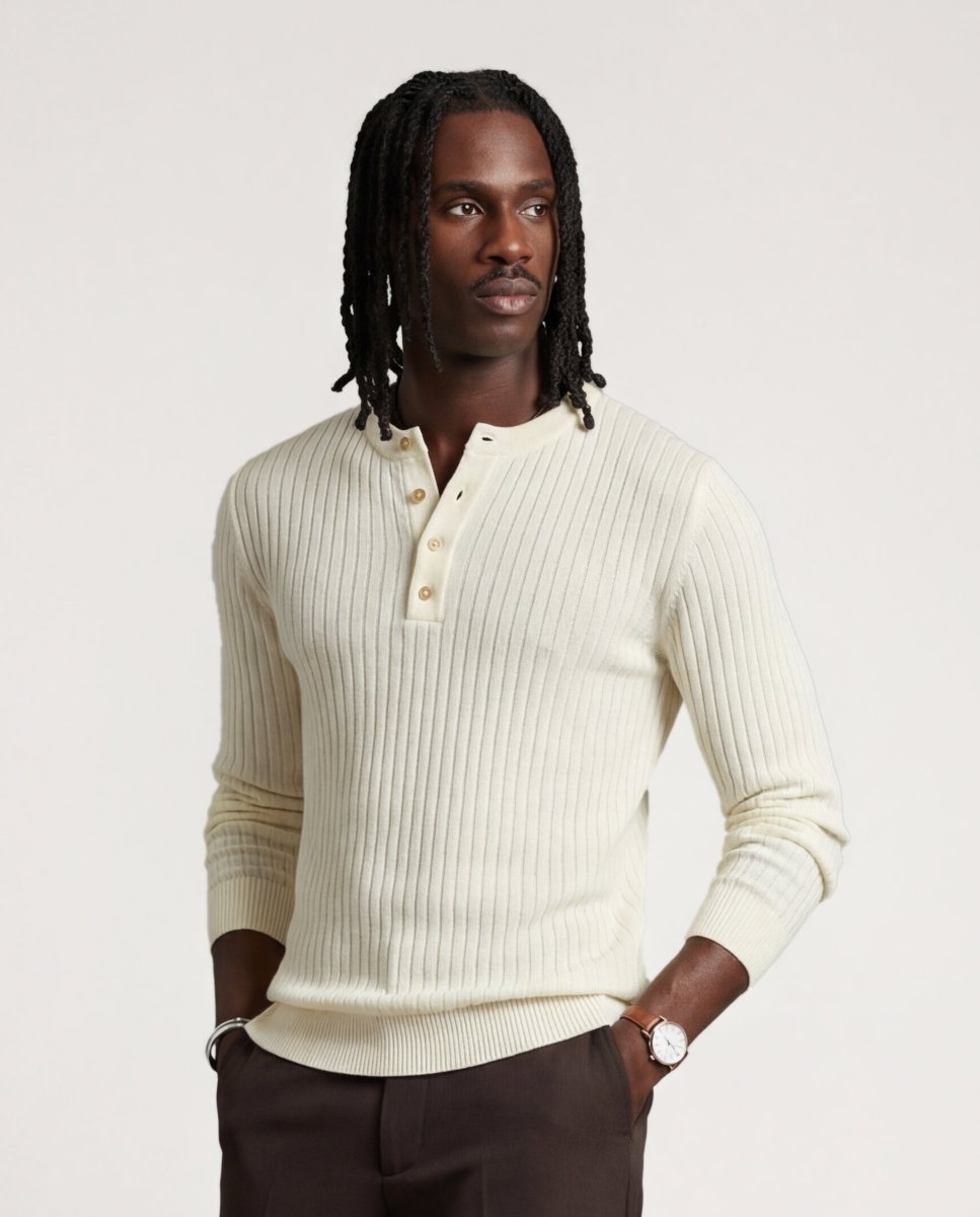 LONG CRAFTED TEE WHITE - Benevierre