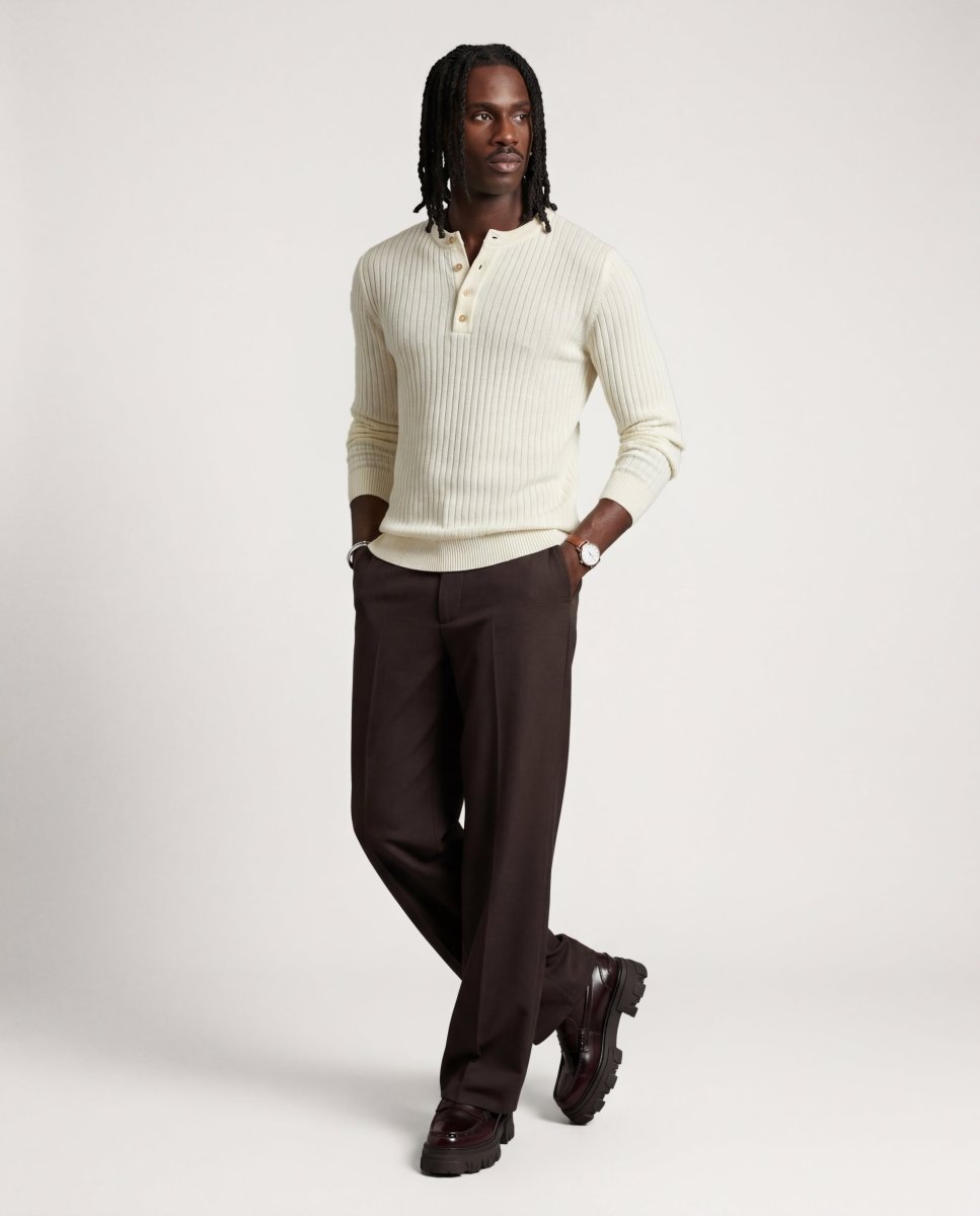 LONG CRAFTED TEE WHITE - Benevierre