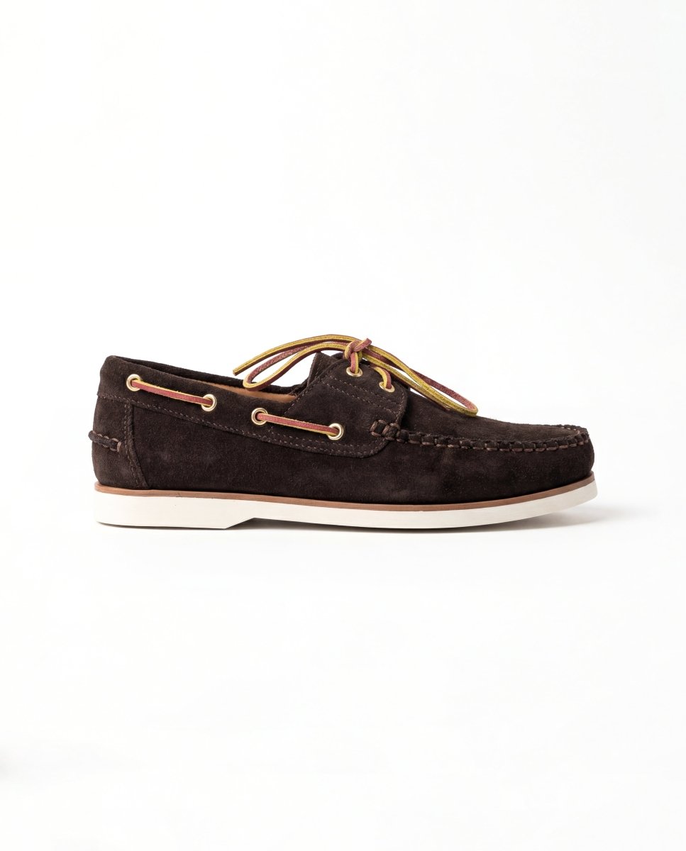 LOW DERBY SUEDE BROWN - Benevierre
