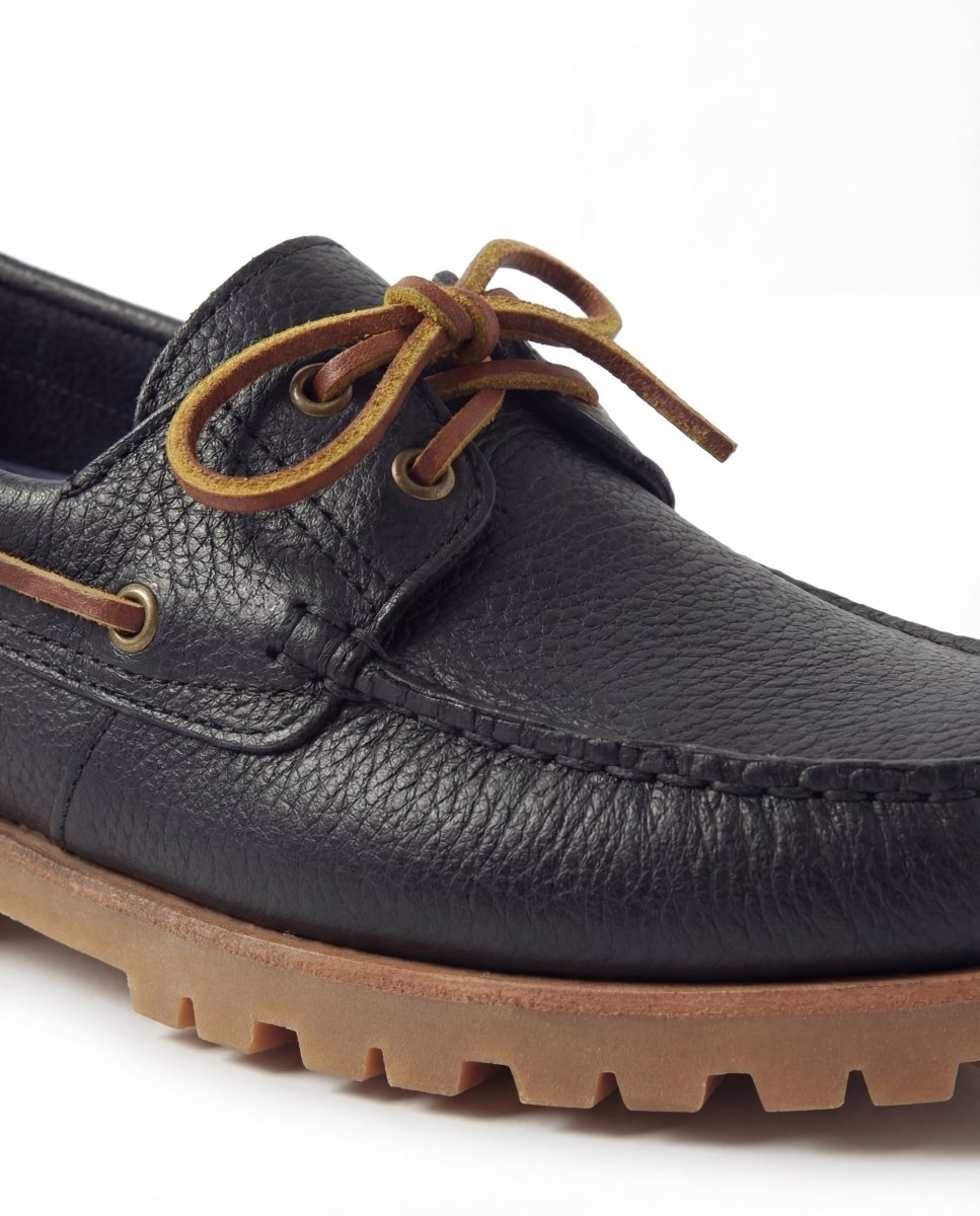 MOCASSINO BLACK DERBY - Benevierre