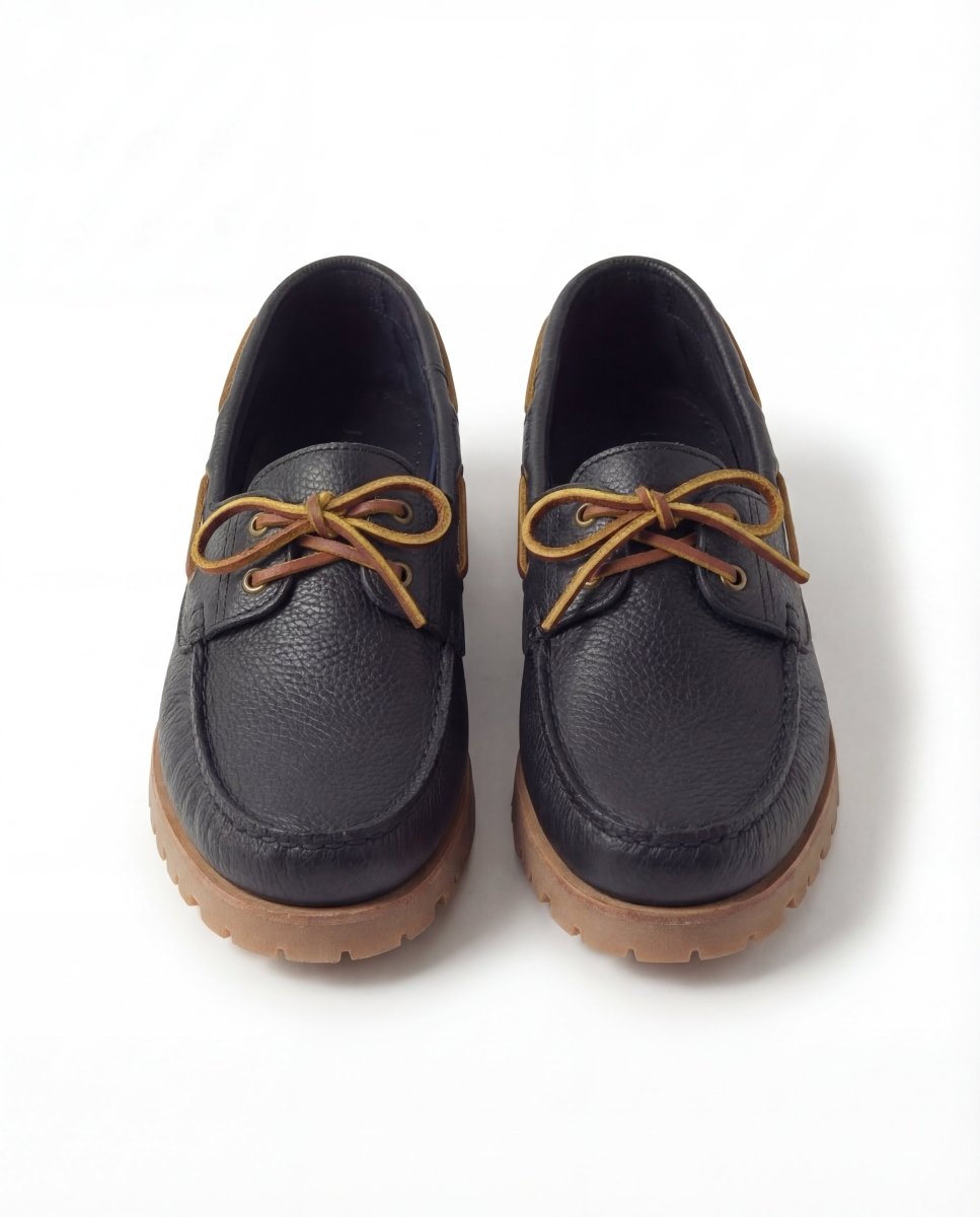 MOCASSINO BLACK DERBY - Benevierre