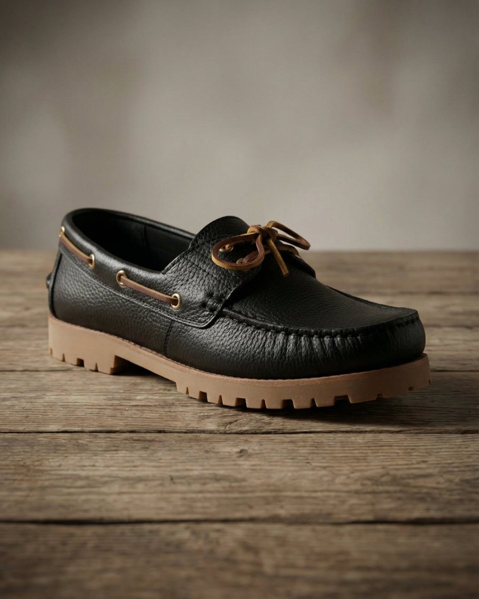 MOCASSINO BLACK DERBY - Benevierre