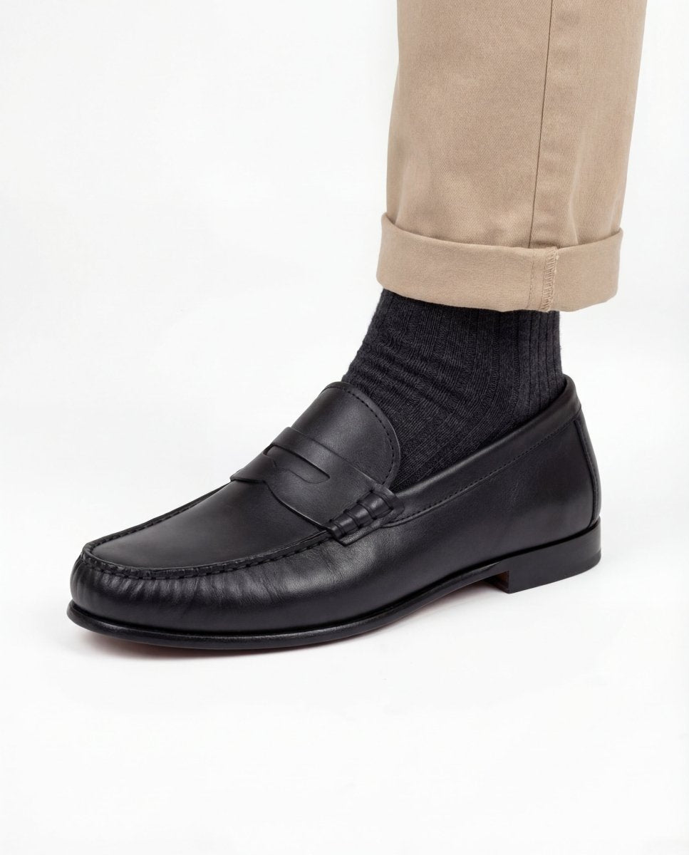 MOCASSINO ECLIPSE BLACK - Benevierre