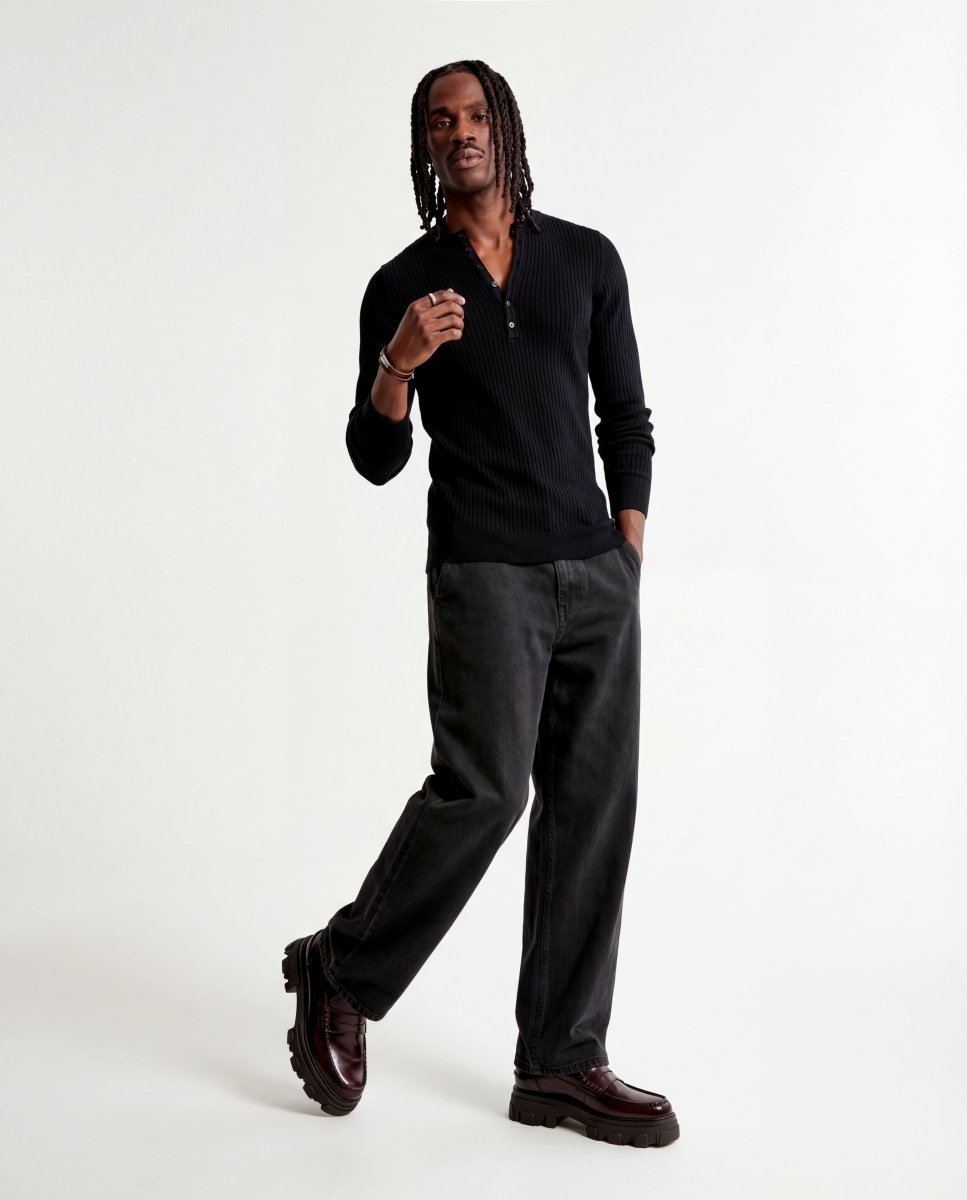 MODERN LONGSLEEVE BLACK - Benevierre