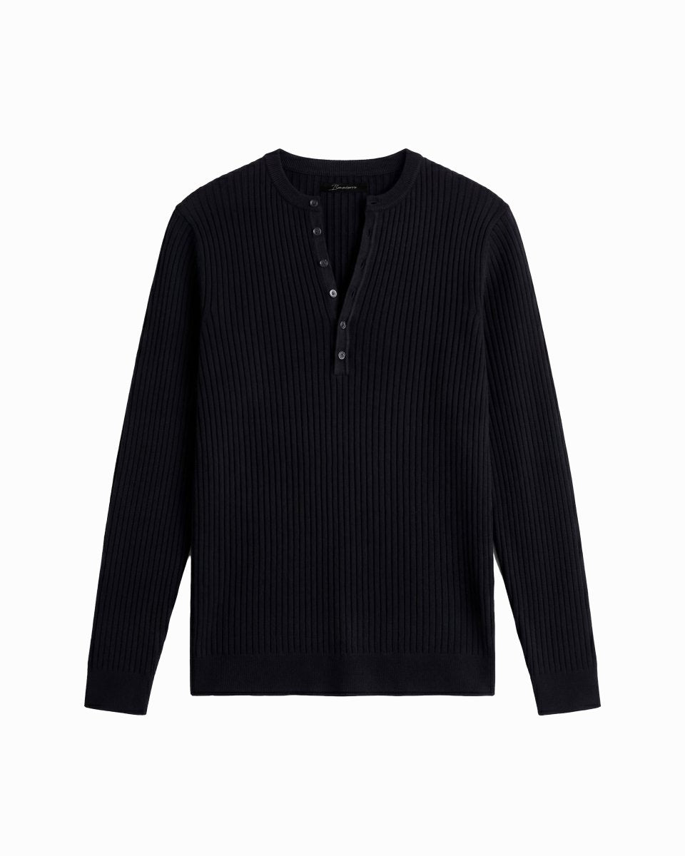 MODERN LONGSLEEVE BLACK - Benevierre