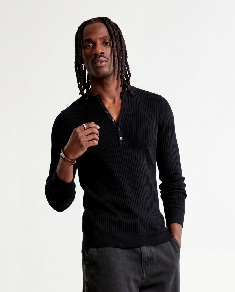 MODERN LONGSLEEVE BLACK - Benevierre