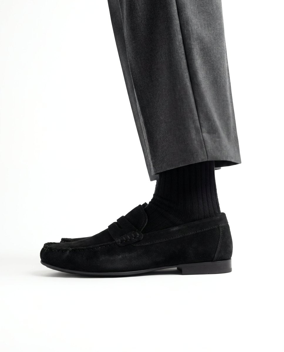 NEW ECLIPSE SUEDE BLACK - Benevierre