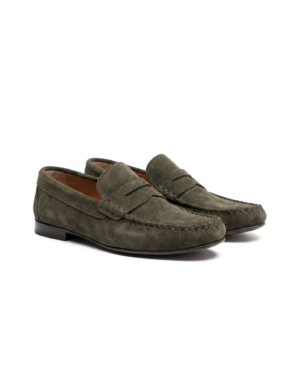 NEW ECLIPSE SUEDE GREEN - Benevierre
