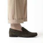 NEW ECLIPSE SUEDE GREEN - Benevierre