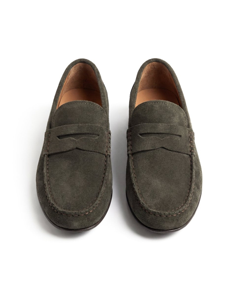 NEW ECLIPSE SUEDE GREEN - Benevierre