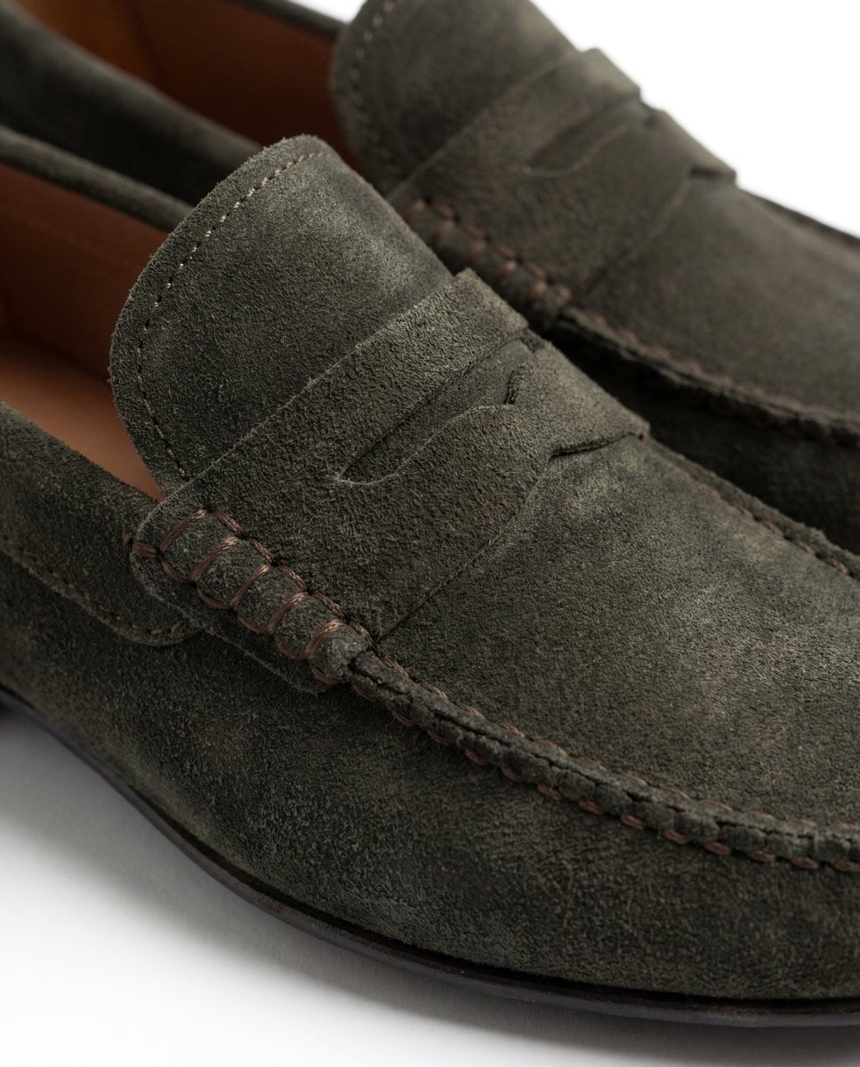 NEW ECLIPSE SUEDE GREEN - Benevierre