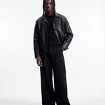 NIGHTFALL LEATHER JACKET BLACK - Benevierre