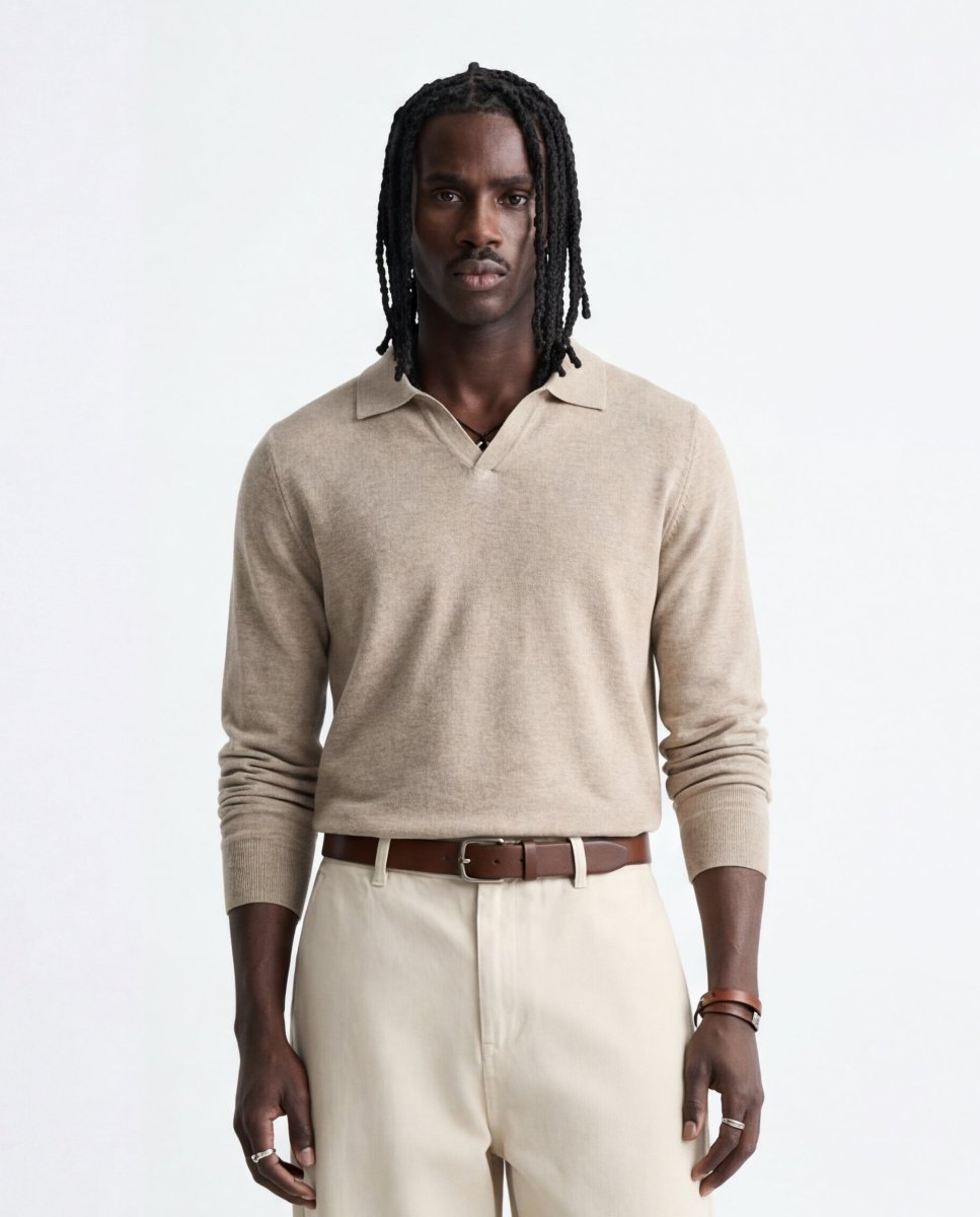 OPEN COLLAR KNIT - Benevierre