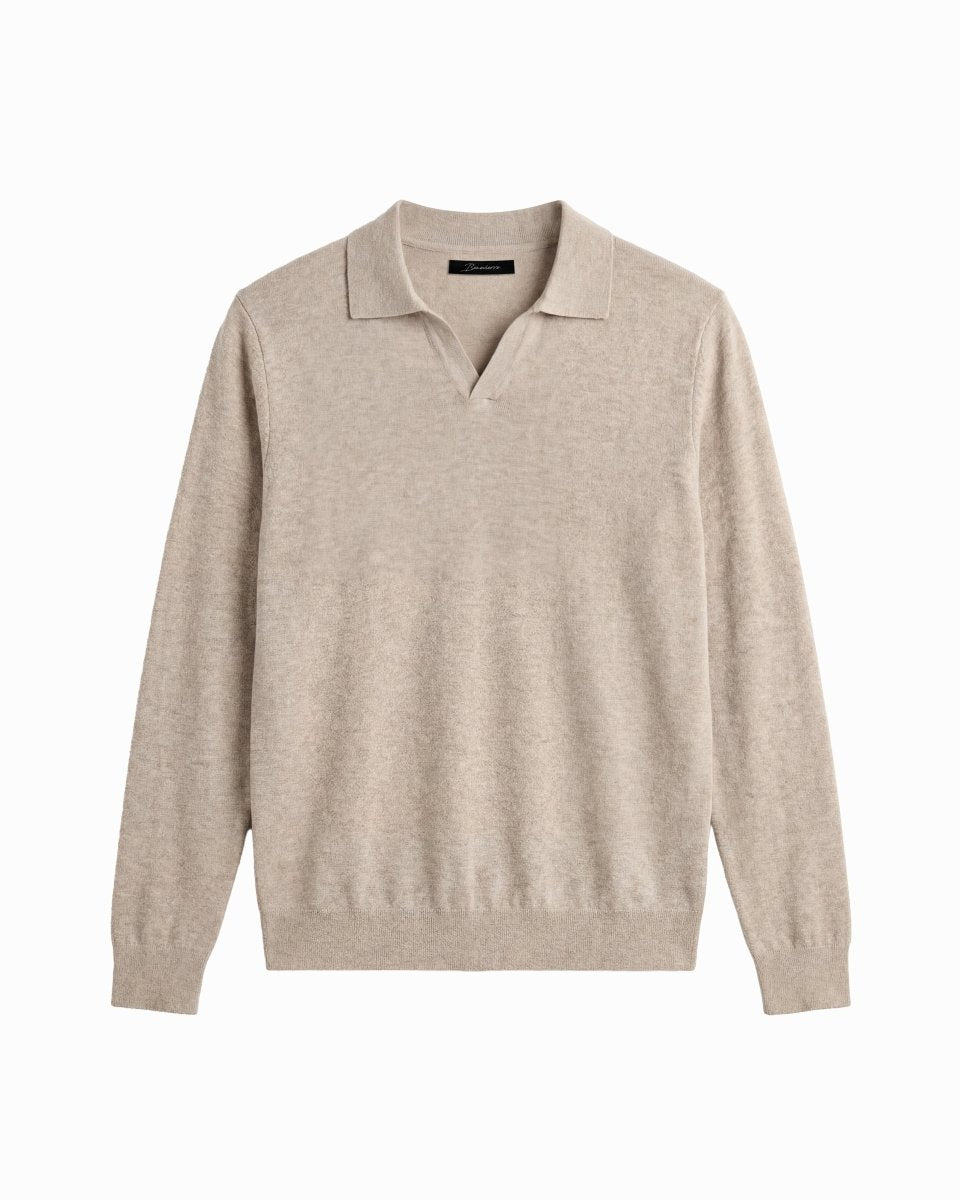 OPEN COLLAR KNIT - Benevierre