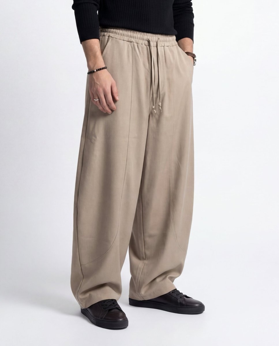 OVER LACE - PANT BEIGE - Benevierre
