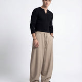OVER LACE - PANT BEIGE - Benevierre