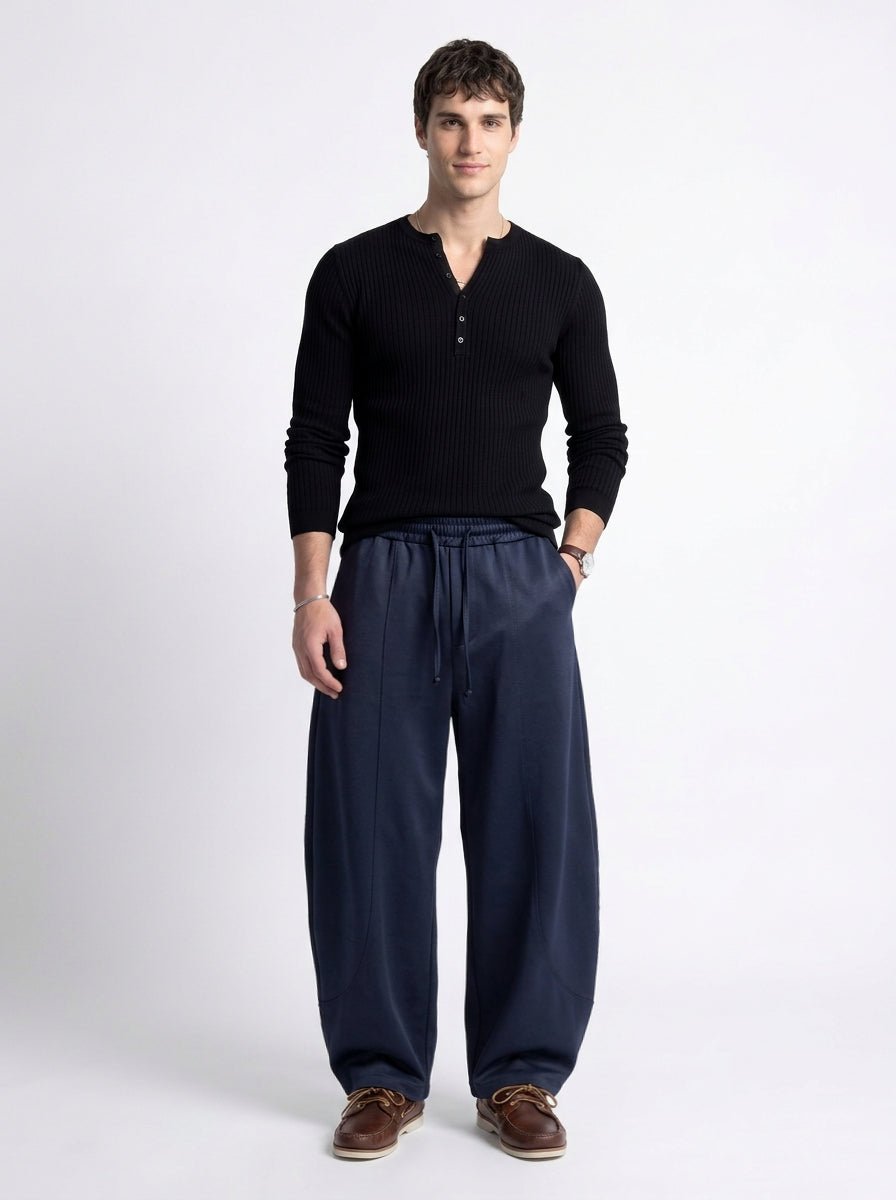 OVER LACE - PANT BLUE - Benevierre