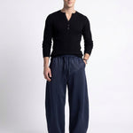 OVER LACE - PANT BLUE - Benevierre