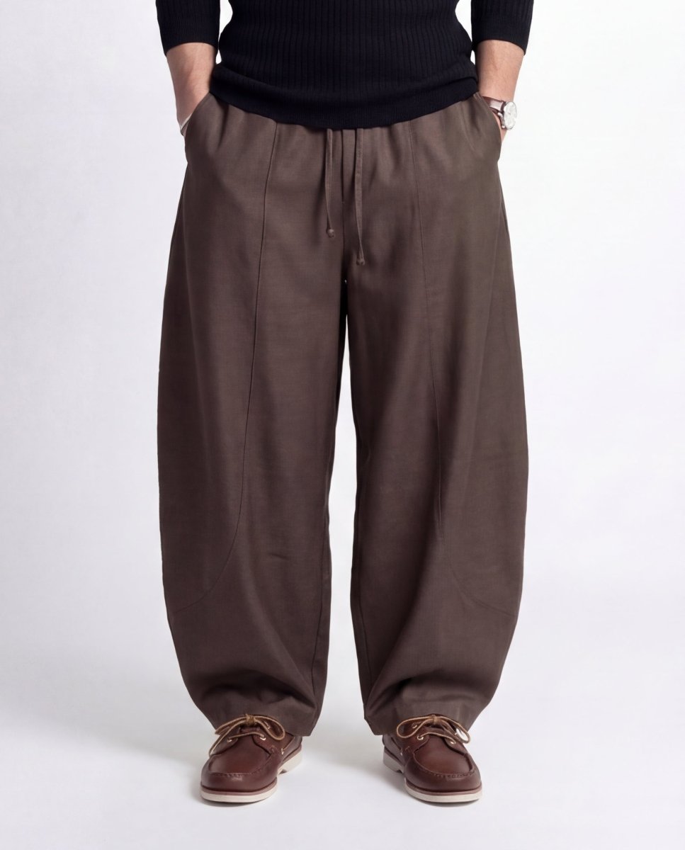 OVER LACE - PANT BROWN - Benevierre