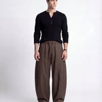 OVER LACE - PANT BROWN - Benevierre