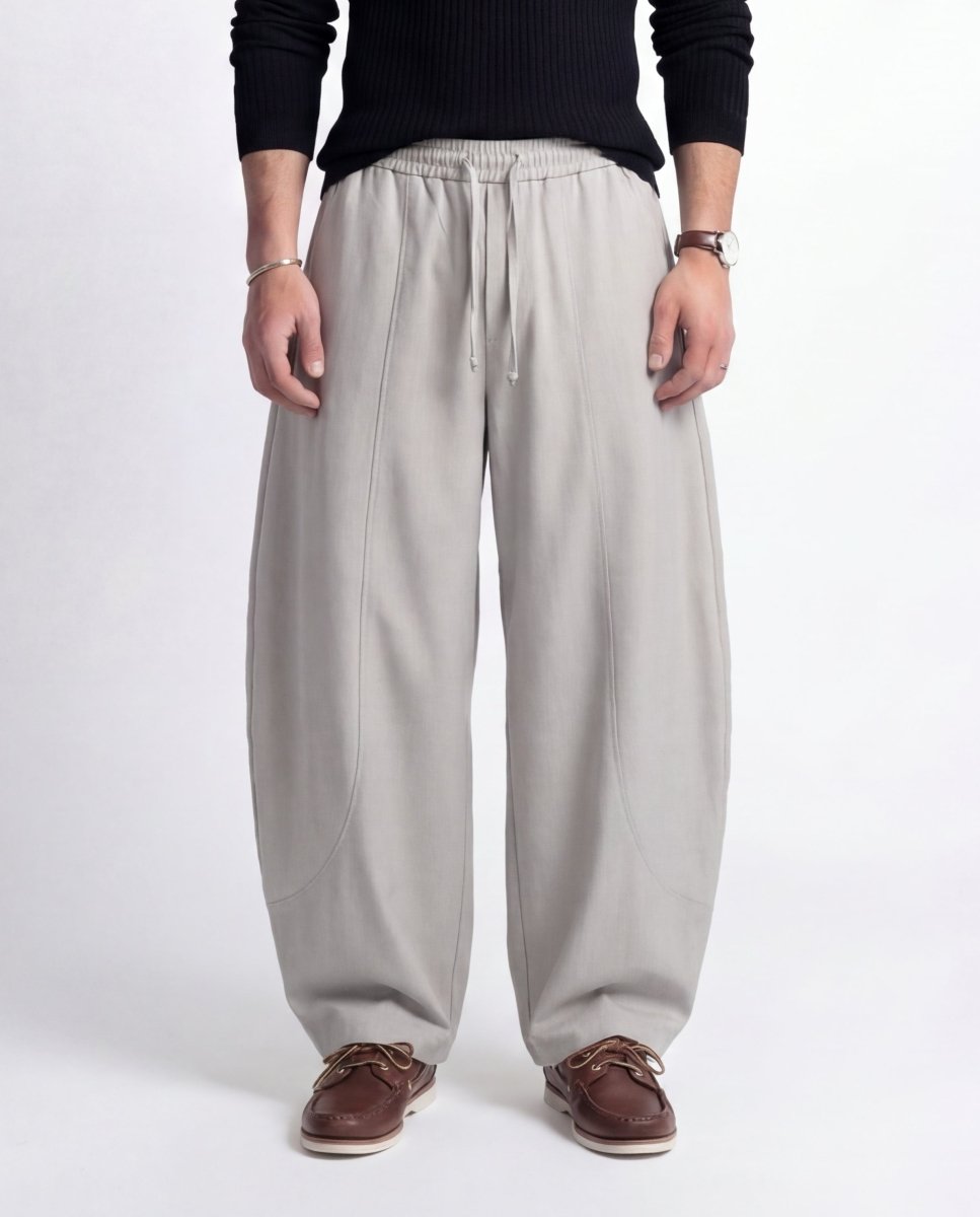 OVER LACE - PANT GREY - Benevierre