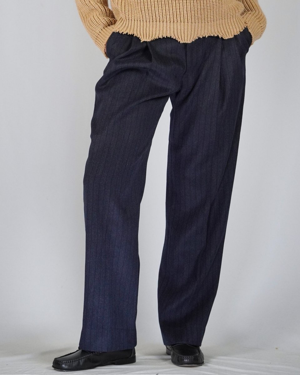 OVER PANT SIBERIA BLUE - Benevierre