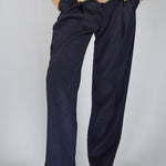 OVER PANT SIBERIA BLUE - Benevierre