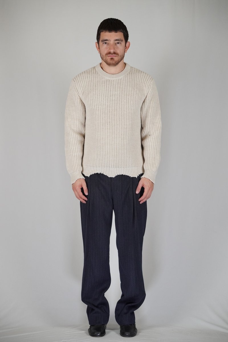 OVER PANT SIBERIA BLUE - Benevierre