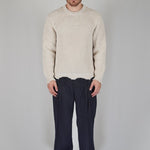 OVER PANT SIBERIA BLUE - Benevierre