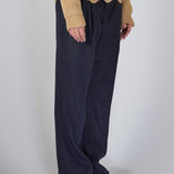 OVER PANT SIBERIA BLUE - Benevierre