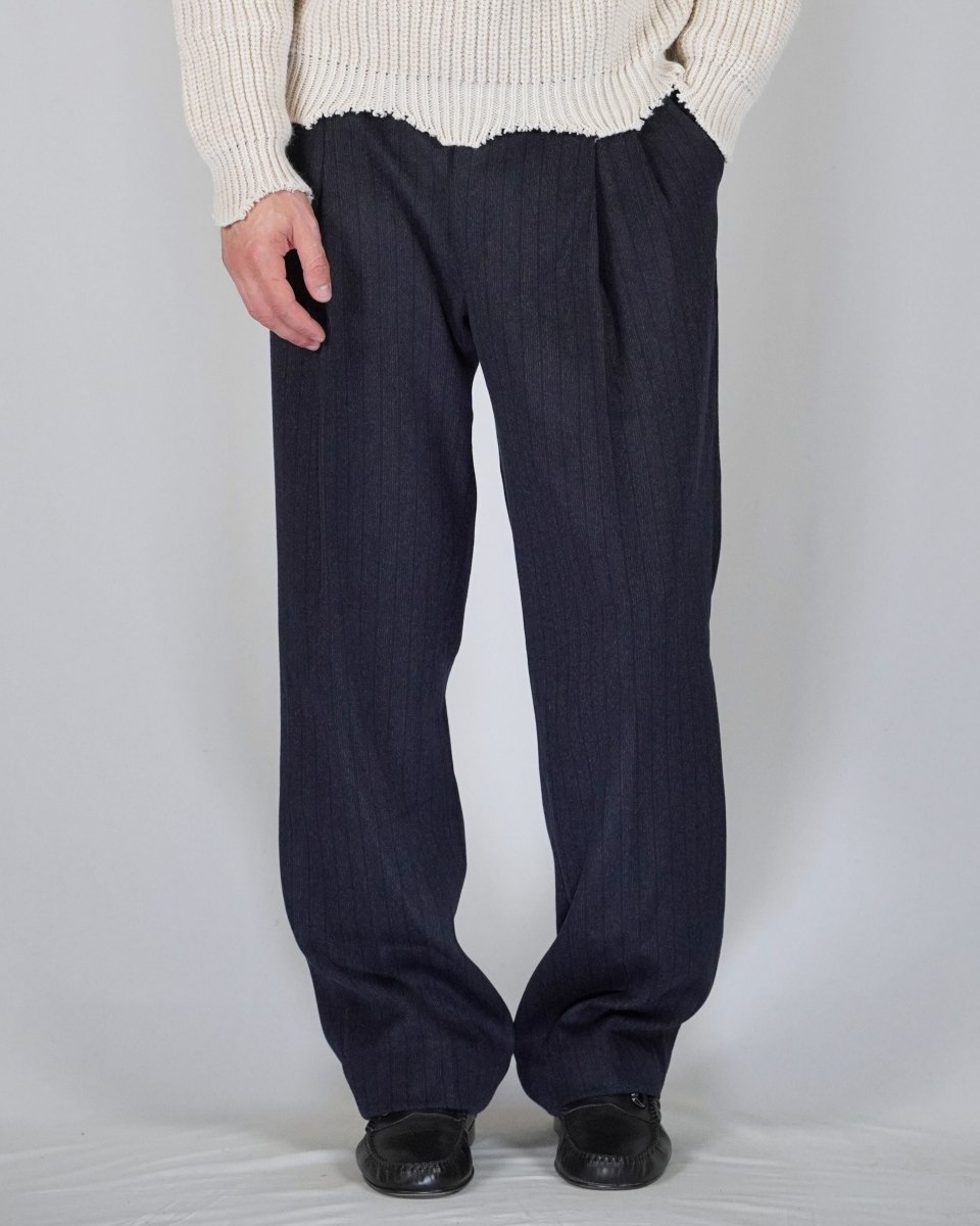OVER PANT SIBERIA BLUE - Benevierre