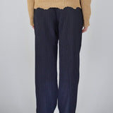 OVER PANT SIBERIA BLUE - Benevierre