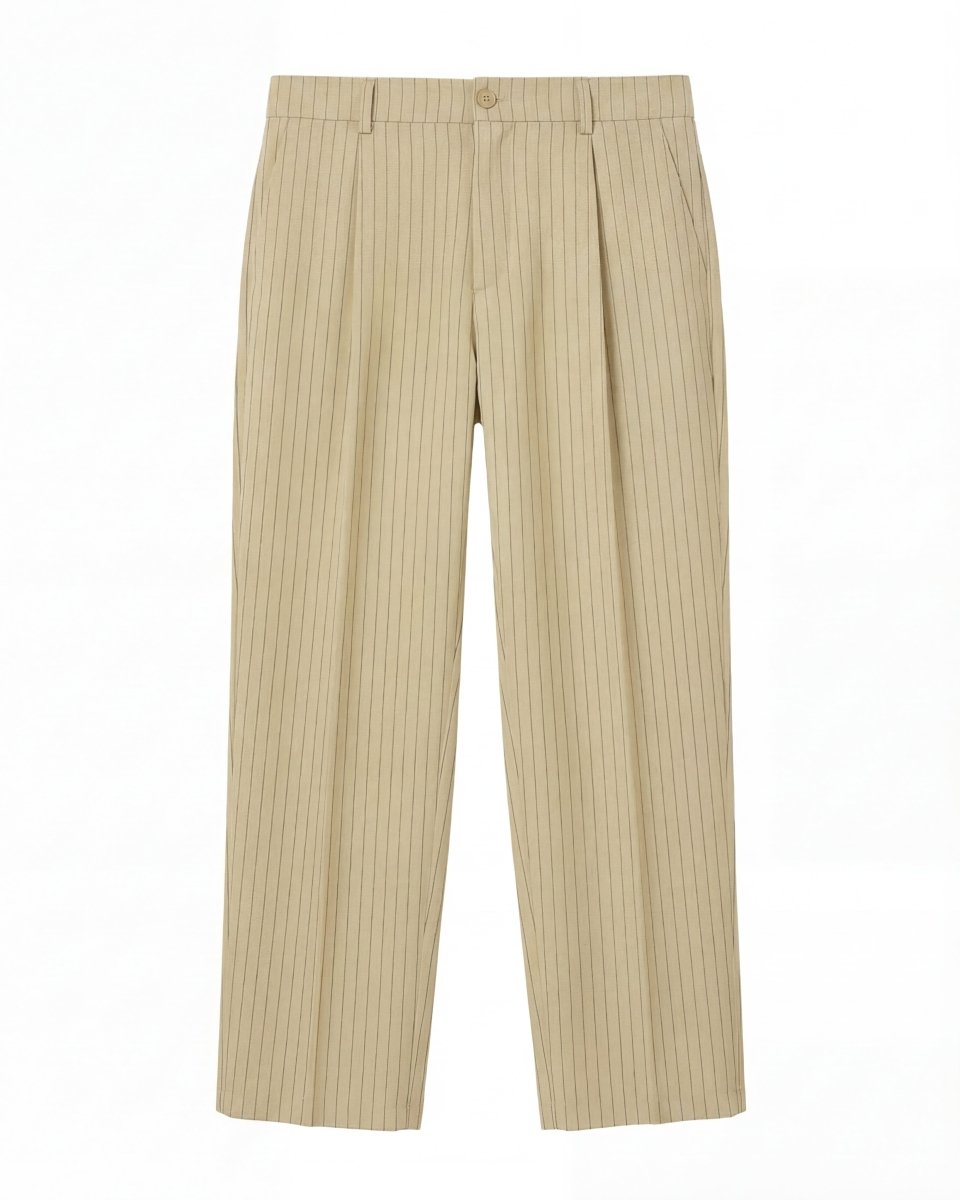 PANTALONE GESSATO BEIGE - Benevierre