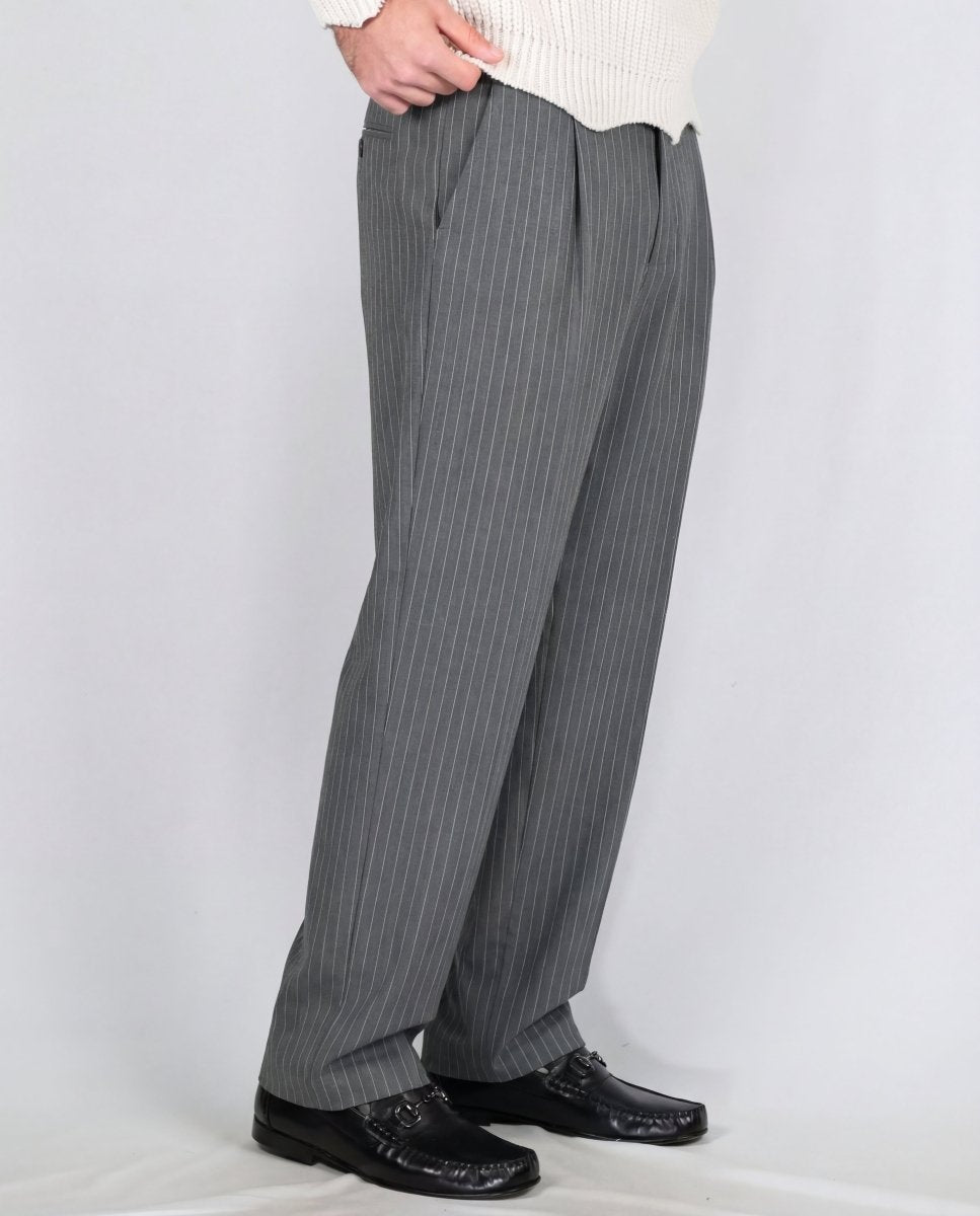 PANTALONE GESSATO GRIGIO - Benevierre
