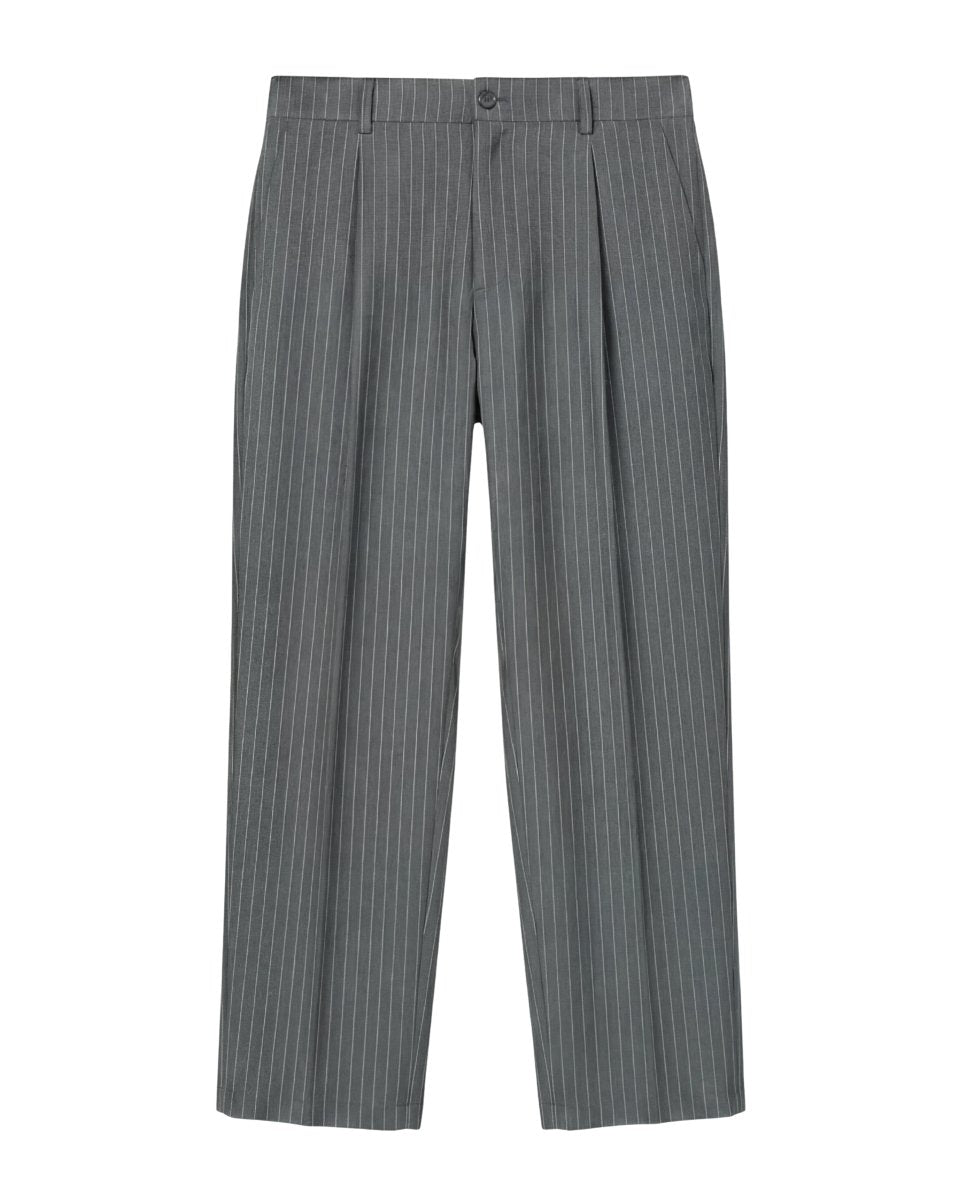 PANTALONE GESSATO GRIGIO - Benevierre
