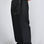 PANTALONE GESSATO NERO - Benevierre