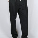 PANTALONE GESSATO NERO - Benevierre