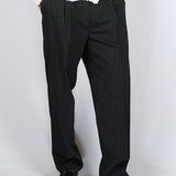 PANTALONE GESSATO NERO - Benevierre