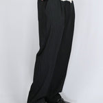 PANTALONE GESSATO NERO - Benevierre