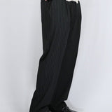 PANTALONE GESSATO NERO - Benevierre