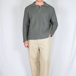PANTALONE IN GABARDINA BEIGE - Benevierre