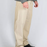 PANTALONE IN GABARDINA BEIGE - Benevierre