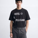 'PELLICANO' BLACK TEE - Benevierre